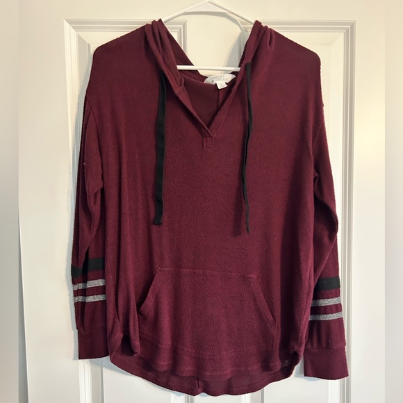 Market & Spruce Long Sleeve Hooded Sweater, Size Small - Picture 1 of 5